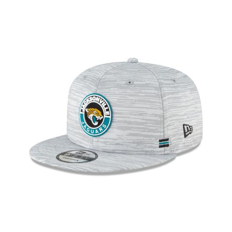 NFL Jacksonville Jaguars Official Fall Sideline 9Fifty Snapback (WGG9238) - Grey New Era Caps